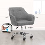 Kontoritool 60.8x58x86/96cm hall Kontoritoolid