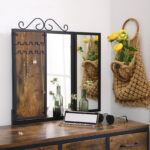 Meigilaud 90x40x137.5cm antiik, must Meigilauad
