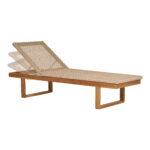 Derby lamamistool, tiikpuu/polürottang, naturaalne Aiamööbel Homewell 11