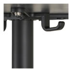 Bistroo bistroolaud, marmori imitatsioon, valge kuldse servaga, mustad jalad, alumiinium, ø60×73 cm Söögilauad Homewell 14