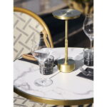 Bistroo bistroolaud, marmori imitatsioon, valge kuldse servaga, mustad jalad, malm, ø60×73 cm Söögilauad Homewell 15