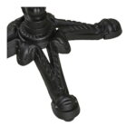 Bistroo bistroolaud, marmori imitatsioon, tumehall, mustad jalad, malm, 60x60x73 cm Söögilauad Homewell 9