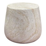 Bonni abilaud, fiibersav, naturaalne, ø47.5×41 cm Diivanilauad ja abilauad Homewell 6