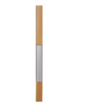 Martos päikesevari, puuvill, puidust post, beež, ø250 cm Aiamööbel Homewell 9