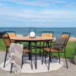 Clevelandi aiakomplekt söögilaud ja 4 söögitooli Laud 4 tooliga Homewell 6