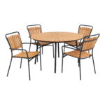 Clevelandi aiakomplekt söögilaud ja 4 söögitooli Laud 4 tooliga Homewell 4