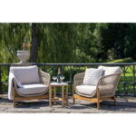 Terracina aiakomplekt abilaud ja 2 tugitooli Söögilauad Homewell 8