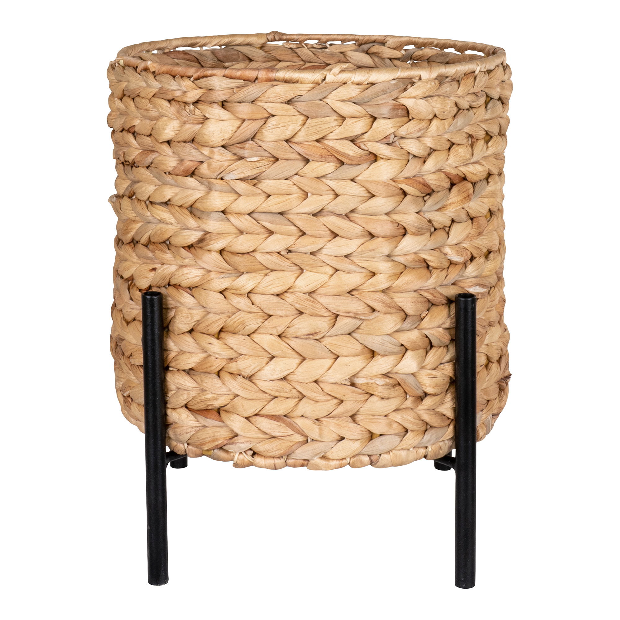 Antas lillepott, vesihüatsint, must/looduslik, ø26,5×29 cm Sisustus Antas lillepott, vesihüatsint, must/looduslik, ø26,5×29 cm Sisustus