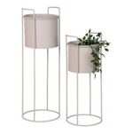Rabo lillepott, teras, liiv, 2 tk komplekt Sisustus Homewell 11