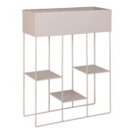 Rabo lillekast, terasest, 3 riiuliga, liivakarva, 25x60x80 cm Sisustus Homewell 8