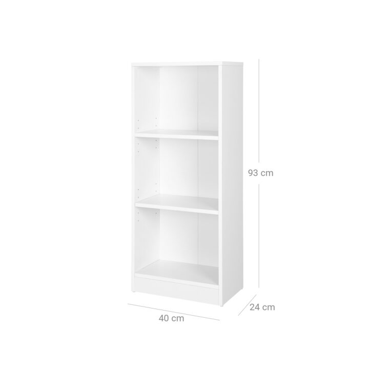 Riiul 93x40x24cm, valge Raamaturiiulid