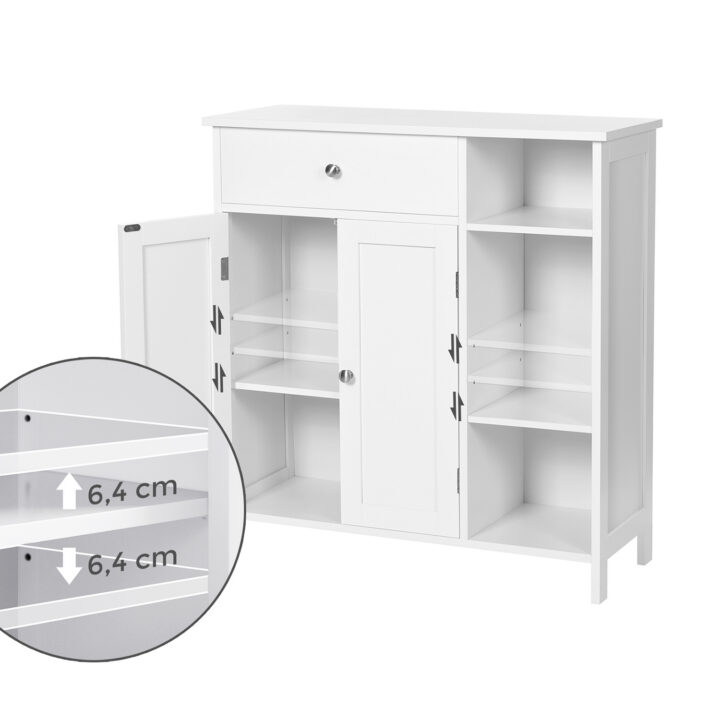Vannitoa kapp 75x30x80cm, valge Vannitoakapid