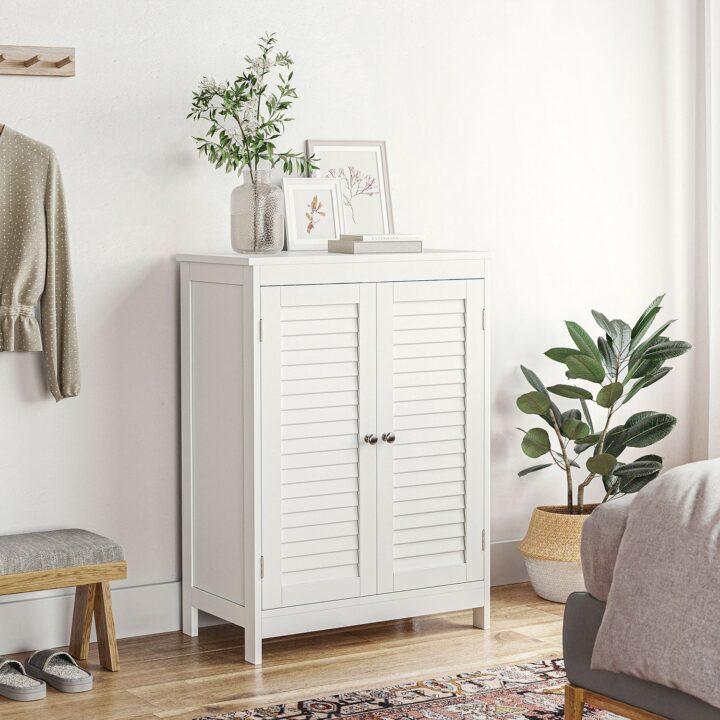 Põrandakapp 60x30x80cm, valge Vannitoamööbel