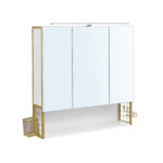 Valamukapp 70x16x70cm, kuld Vannitoakapid