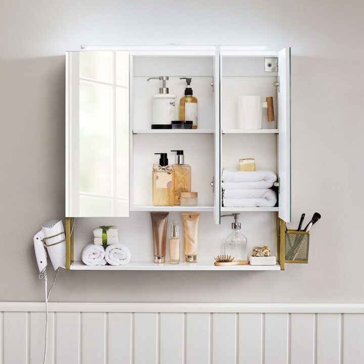 Valamukapp 70x16x70cm, kuld Vannitoakapid