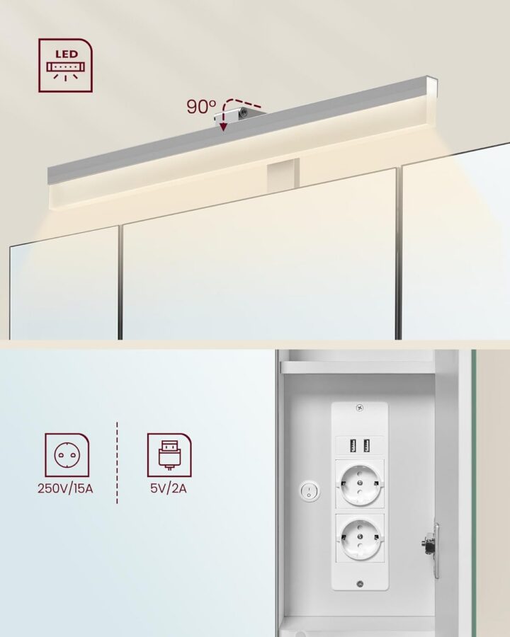 Peegelkapp 70×16.5x75cm Vannitoota