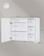 Peegelkapp Saun ja vannituba Homewell 16