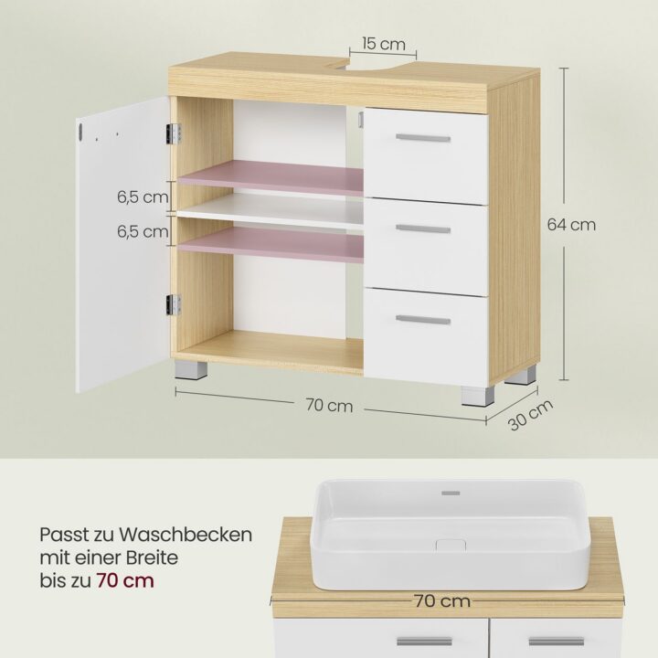 Valamu kapp 70x30x64cm Vannitoakapid