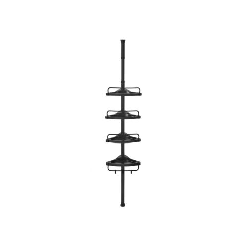 Nurgariiul 35x25x(85-305)cm must Vannitoariiulid