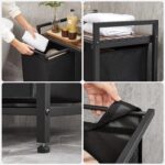Pesukorv alusega 73x33x72cm rustikaalne pruun, must Pesukorvid ja hoiukastid
