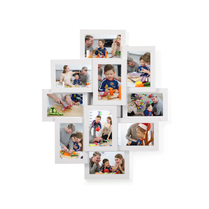 Fotoraam 60×49.3×3.6cm valge Pildiraamid