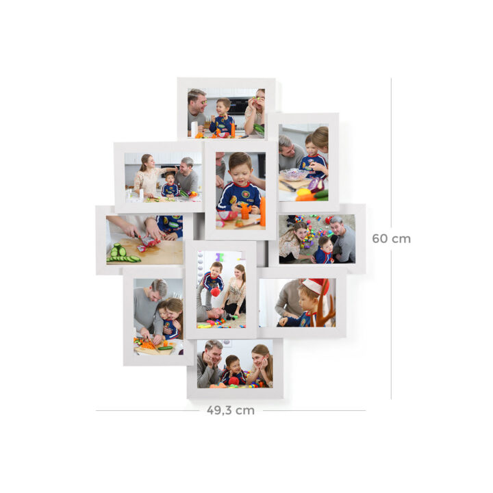 Fotoraam 60×49.3×3.6cm valge Pildiraamid