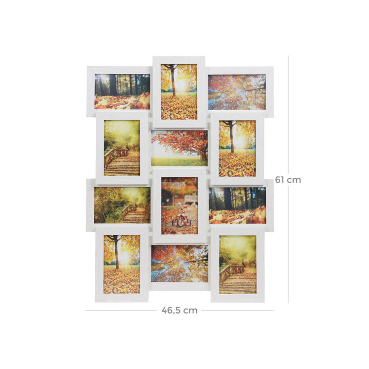 Fotoraam 61×46.5×2.5cm valge Pildiraamid
