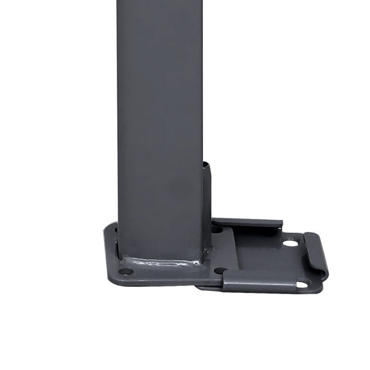 Seisujalats ja kate 11.2×11.2cm hall, must Päikesevarjud ja jalad