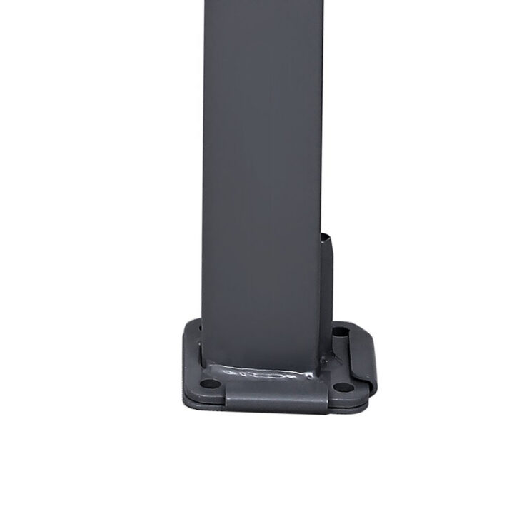 Seisujalats ja kate 11.2×11.2cm hall, must Päikesevarjud ja jalad