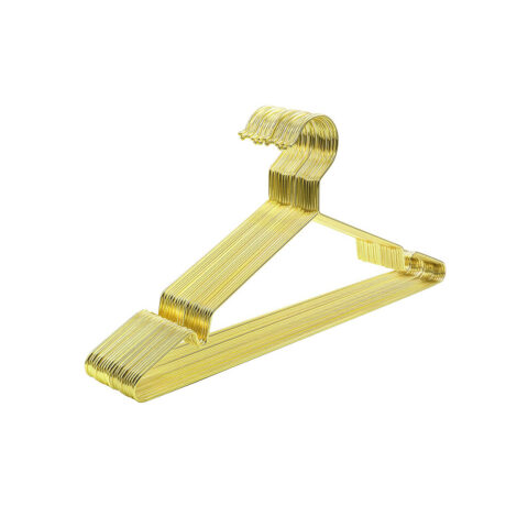 Metallist riidepuud 42×0.3×20.5cm kuld Metallist riidepuud