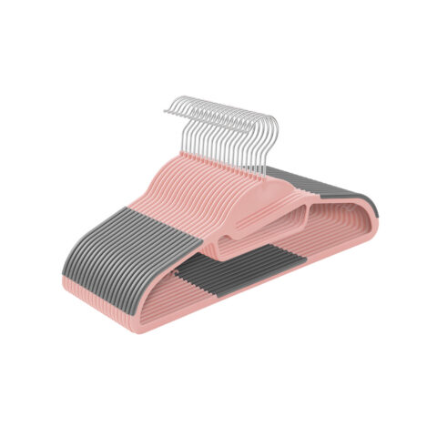 Plastist riidepuud 41.5×22.5×0.5cm roosa Plastikust riidepuud
