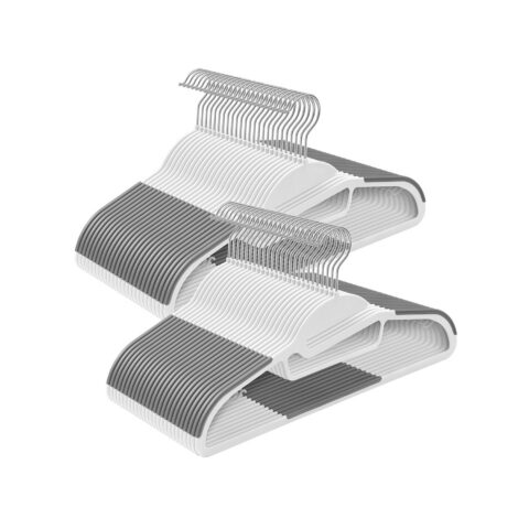 Plastist riidepuud 41.5×22.5×0.5cm valge Plastikust riidepuud