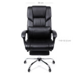 Kontoritool 71.5×65.5x(123.5-133.5)cm must Kontoritoolid