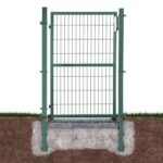 Aiavärav 200x12cm roheline Aiaväravad ja aiavõrgud