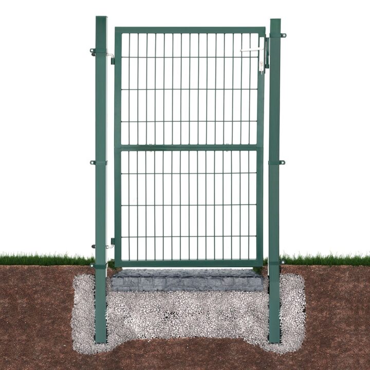 Aiavärav 200x12cm roheline Aiaväravad ja aiavõrgud