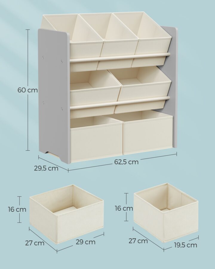 Mänguasjade hoiuriiul 62.5×29.5x60cm Mänguasjade riiulid