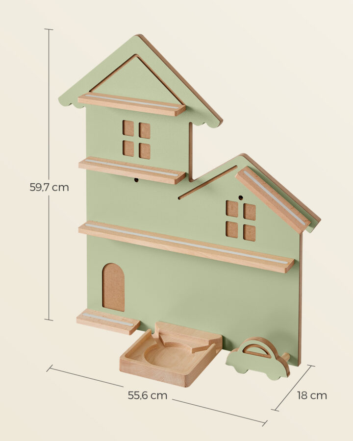 Toniebox riiul 55.8x18x60cm hall Laste riiulid