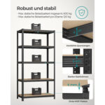 Riiulid 200x100x50 must Tööriistariiulid