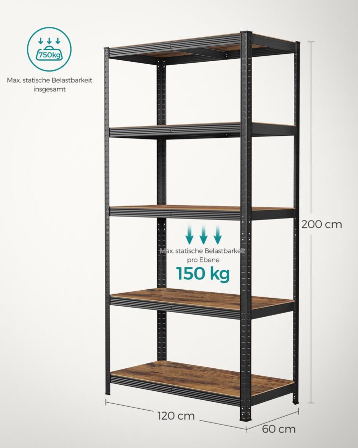 Riiulid 200x120x60cm Riiulid