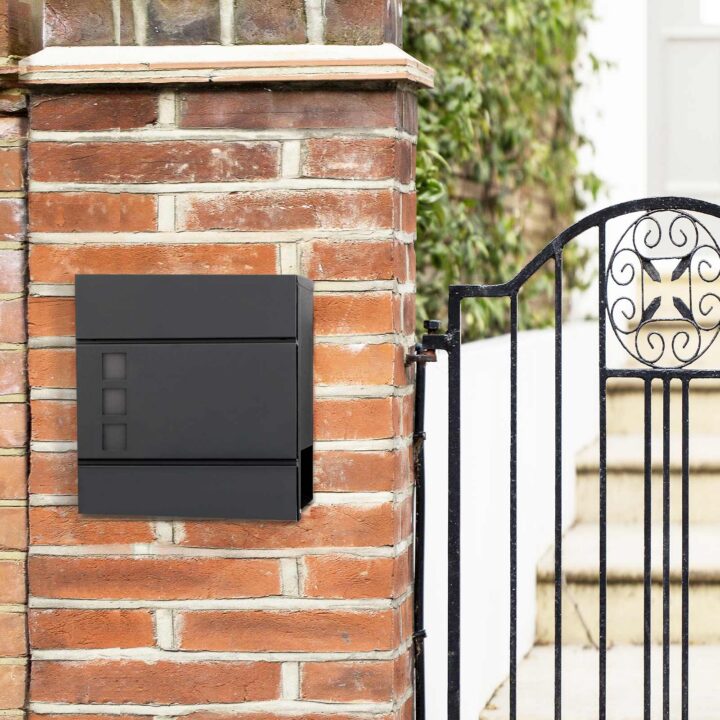 Postkast 37×10.5x37cm must Postkastid