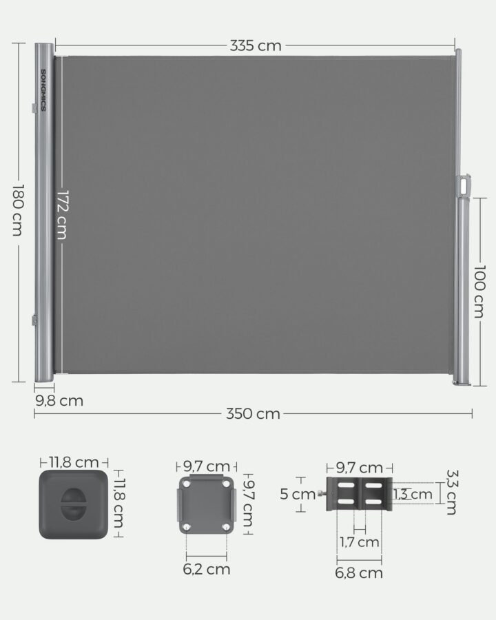 Külgvari 180x350cm hall Söögilauad