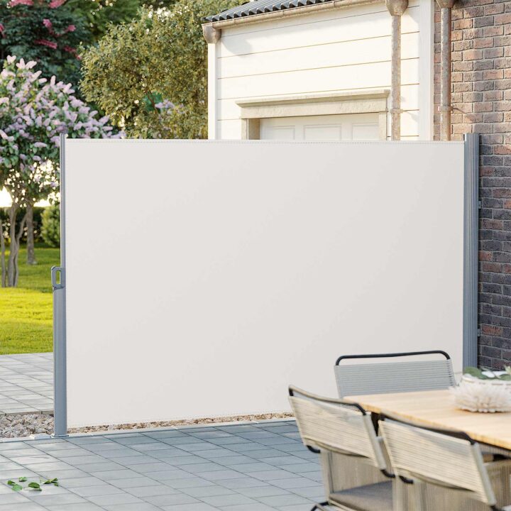 Külgvarikatus 200x400cm hõbe Varikatused