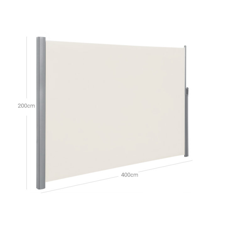 Külgvarikatus 200x400cm hõbe Varikatused
