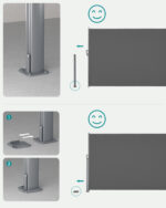 Külgmine varikatus Aiamööbel Homewell 15