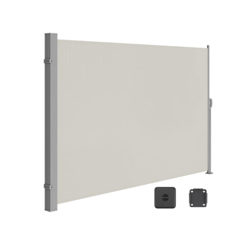 Külgvarikatus 200x350cm hõbe Varikatused