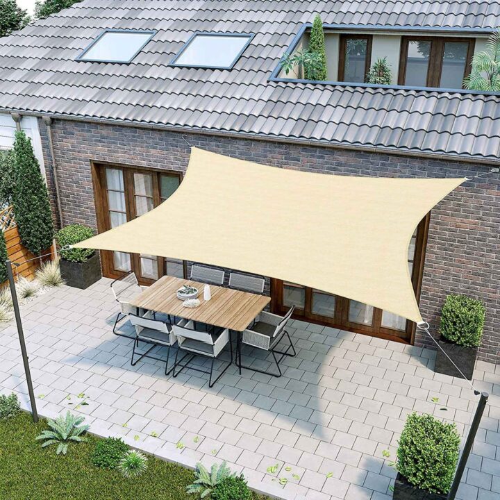 Päikesevari 300x400cm kollane Päikesevarjud ja jalad