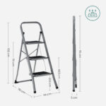 Terasredel 110x45x4.5cm hall, must Redelid