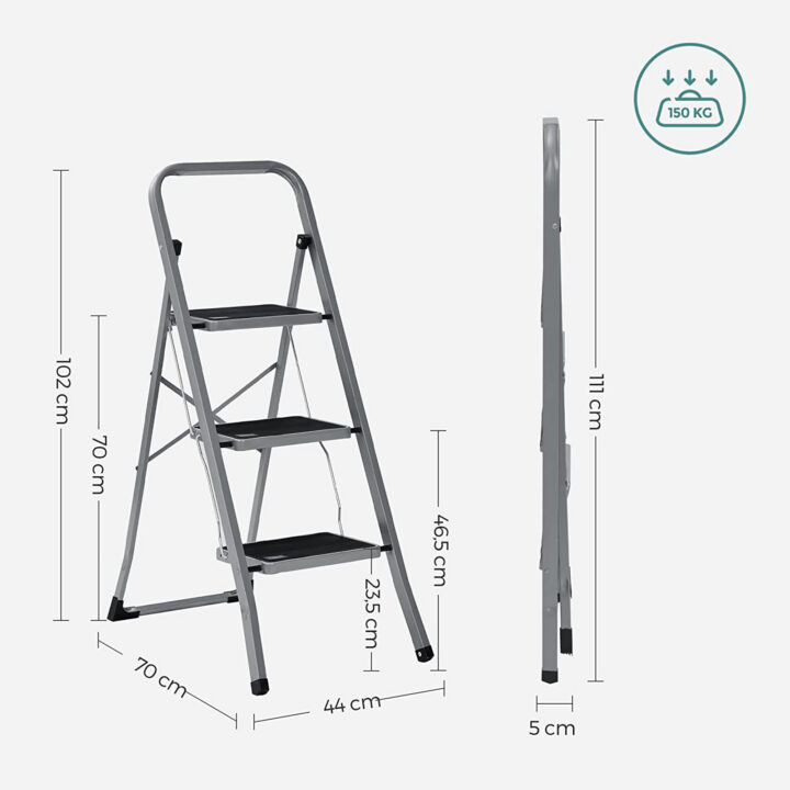 Terasredel 110x45x4.5cm hall, must Redelid