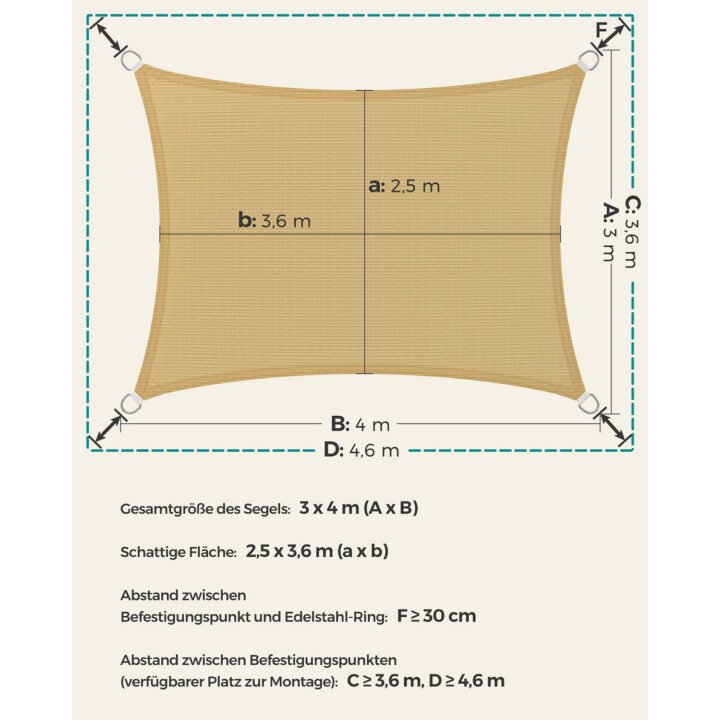 Varikatus 300x400cm kollane Varikatused