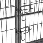 Koeraaedik 122x80x70cm hall, hall Koeraaedikud
